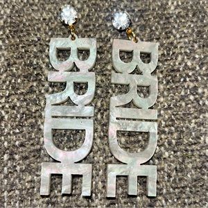 Bride earrings